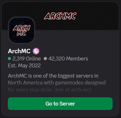 ArchMC server proof